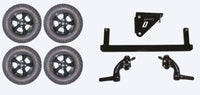 Lift Kit Combo with 12" Godfather Black for Yamaha G29/Drive Golf Carts 07-16