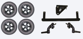 Lift Kit Combo with 12" Godfather Black for Yamaha G29/Drive Golf Carts 07-16