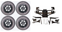 6" Lift Kit Combo with 12" Werewolf for Club Car DS Golf Carts 1984-2003 - 3 Guys Golf Carts