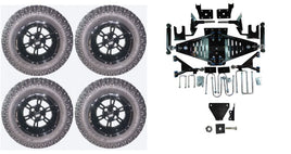 Lift Kit Combo with 12" Werewolf for EZGO RXV Gas Golf Carts 2015+ - 3 Guys Golf Carts