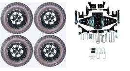 Lift Kit Combo with 12" Werewolf for EZGO RXV Electric Golf Carts 2015+ - 3 Guys Golf Carts