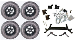 Lift Kit Combo with 12" Werewolf for EZGO TXT Golf Carts 2001+ - 3 Guys Golf Carts
