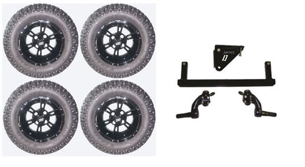 Lift Kit Combo with 12" Werewolf for Yamaha G29/Drive Golf Carts 07-16 - 3 Guys Golf Carts