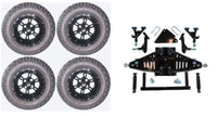 6" Lift Kit Combo with 12" Werewolf for Yamaha Drive II Electric Golf Carts - 3 Guys Golf Carts