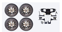 Lift Kit Combo with 12" Wolverine for Club Car DS Golf Carts 2004+ - 3 Guys Golf Carts