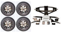 Lift Kit Combo for Club Car Precedent Golf Carts with 12" Wolverine - 3 Guys Golf Carts