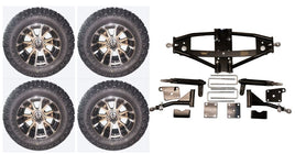 Lift Kit Combo for Club Car Precedent Golf Carts with 12" Wolverine - 3 Guys Golf Carts