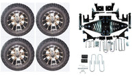 Lift Kit Combo with 12" Wolverine for EZGO RXV Electric Golf Carts 2015+ - 3 Guys Golf Carts