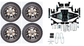 Lift Kit Combo with 12" Wolverine for EZGO RXV Electric Golf Carts 2015+ - 3 Guys Golf Carts