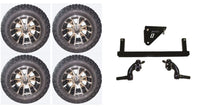 Lift Kit Combo with 12" Wolverine for Yamaha G29/Drive Golf Carts 07-16 - 3 Guys Golf Carts