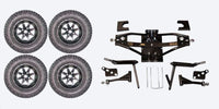 6" Lift Kit Combo with 12" Vegas Black for Club Car DS Golf Carts 1984-2003