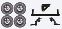 Lift Kit Combo with 12" Vegas Matte Black for Yamaha G29/Drive Golf Carts 07-16