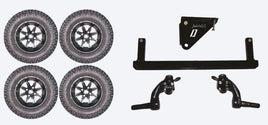 Lift Kit Combo with 12" Vegas Matte Black for Yamaha G29/Drive Golf Carts 07-16