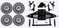 6" Lift Kit Combo with 12" Vegas Black for Yamaha Drive II Electric Golf Carts