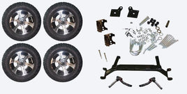 Lift Kit Combo with 12" Colossus for EZGO TXT Golf Carts 2001+