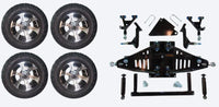 6" Lift Kit Combo with 12" Colossus for Yamaha Drive II Electric Golf Carts 17+