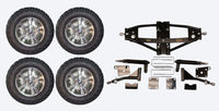 Lift Kit Combo for Club Car Precedent Golf Carts with 12" Vampire GunMetal