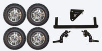 Lift Kit Combo with 12" Vampire GunMetal for Yamaha G29/Drive Golf Carts 07-16