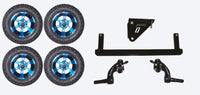 Lift Kit Combo with 12" Colossus Blue for Yamaha G29/Drive Golf Carts 07-16