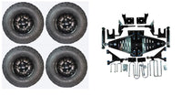 Lift Kit Combo with 10" Vampire Black for EZGO RXV Golf Carts 2008-2013.5 - 3 Guys Golf Carts