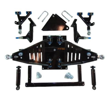 Lift Kit Combo with 10" Vampire Black for Yamaha Drive II Electric Golf Carts - 3 Guys Golf Carts