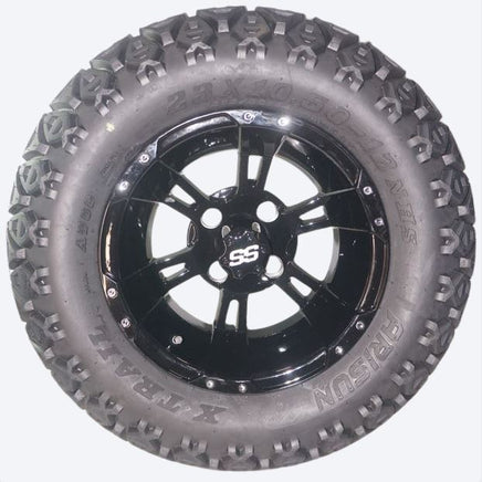 Lift Kit Combo with 12" Werewolf for EZGO RXV Golf Carts 2008-2013.5 - 3 Guys Golf Carts