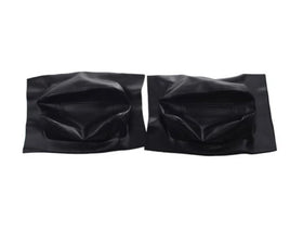 Black Seat Backrest Covers for Club Car DS Golf Carts 1979-1999 - 3 Guys Golf Carts