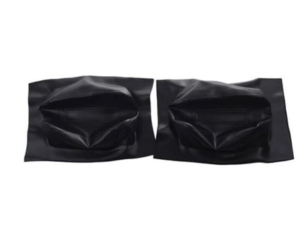 Black Seat Backrest Covers for Club Car DS Golf Carts 1979-1999 - 3 Guys Golf Carts