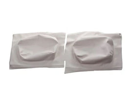 White Seat Backrest Covers for Club Car DS Golf Carts 1979-1999 - 3 Guys Golf Carts