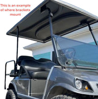 80" LIME Extended Roof Kit for Club Car DS Golf Carts 2000+ - 3 Guys Golf Carts