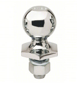 Golf Cart 2" Trailer Hitch Ball: 6,000 lb. Wt. Capacity, Stainless Steel - 3 Guys Golf Carts