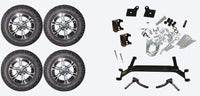 Lift Kit Combo with 12" Nitro for EZGO TXT Golf Carts 2001+