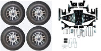 Lift Kit Combo with 10" Wolverine for EZGO RXV Electric Golf Carts 2015+ - 3 Guys Golf Carts