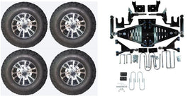 Lift Kit Combo with 10" Wolverine for EZGO RXV Electric Golf Carts 2015+ - 3 Guys Golf Carts
