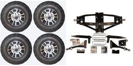 Lift Kit Combo for Club Car Precedent Golf Carts with 10" Wolverine - 3 Guys Golf Carts
