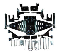 Lift Kit Combo with 10" Vampire Black for EZGO RXV Electric Golf Carts 2015+ - 3 Guys Golf Carts