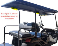 Universal 80" Black Extended Roof Kit for Club Car Precedent Golf Carts 2004+ - 3 Guys Golf Carts