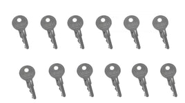 Standard Replacement Key Set (12) for EZGO Golf Carts - 3 Guys Golf Carts