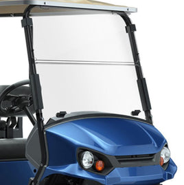 EZGO Clear, Fold-Down Windshield- Fits Express S2/S4/S6/L6 models (2021.5+) - 3 Guys Golf Carts