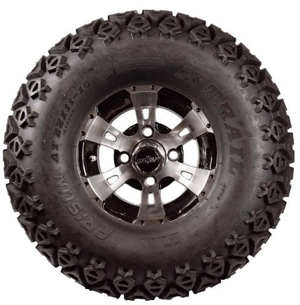 Lift Kit Combo with 10" Colossus Wheels & Tires for Club Car DS Golf Carts 2004+ - 3 Guys Golf Carts