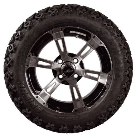 14" Colossus Wheels & 23x10-14 All Terrain Golf Cart Tires- Set of 4 - 3 Guys Golf Carts