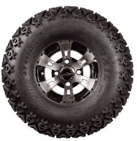 5" Lift Kit Combo with 10" Colossus for EZGO TXT Electric Golf Carts 2002-2010 - 3 Guys Golf Carts