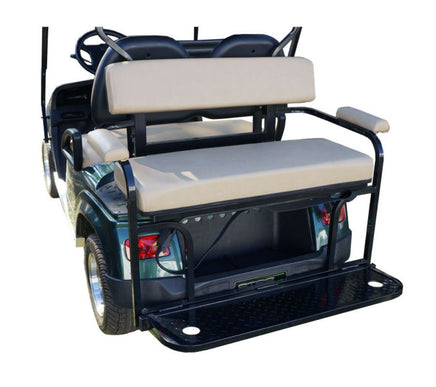 2 in 1 Rear Combo Seat- Tan for STAR Golf Carts 2008-2016 - 3 Guys Golf Carts