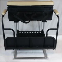 2 in 1 Combo Seat Kit in Buff for Club Car Precedent Golf Carts 2004+ - 3 Guys Golf Carts