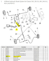 Master Cylinder for STAR Classic & Sport Golf Carts 2008+ - 3 Guys Golf Carts