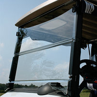 Clear, Folding Windshield for EZGO RXV Golf Carts 2008-up - 3 Guys Golf Carts