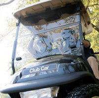 Clear, Fold-Down Windshield for Club Car Precedent Golf Carts 2004+ - 3 Guys Golf Carts