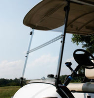 Clear, Fold-Down Windshield for Yamaha Drive/G29 Golf Carts 2007-2016 - 3 Guys Golf Carts