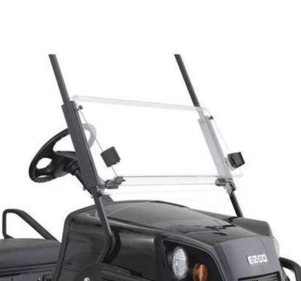 EZGO Clear Windshield Kit - 2013-2021 Express S6 L6 & ST Shuttle - 3 Guys Golf Carts