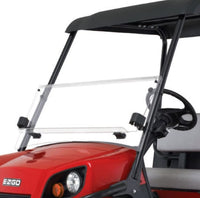 EZGO Clear Split Windshield -Hauler models 800, 1200, 1500 (2013-2018) & Terrain 250, 1000 - 3 Guys Golf Carts